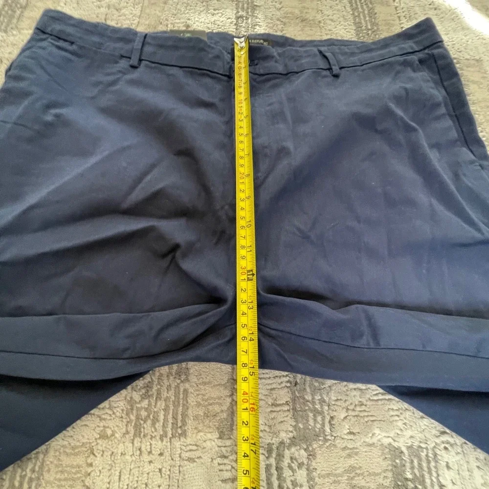 NEW Banana Republic Mens Navy Blue Chino Pants Stretch Cotton 42x34 NWT 1768308‎